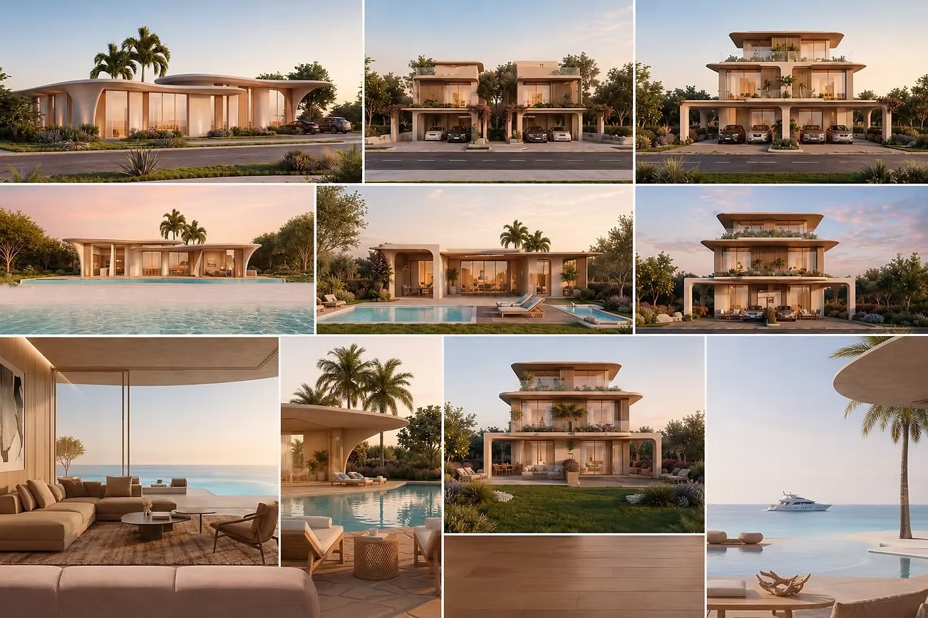 Hacienda Ras El Hekma villas & chalets renders